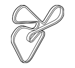 252122G760 - : Serpentine Belt for Kia: Optima, Sorento, Sportage Image