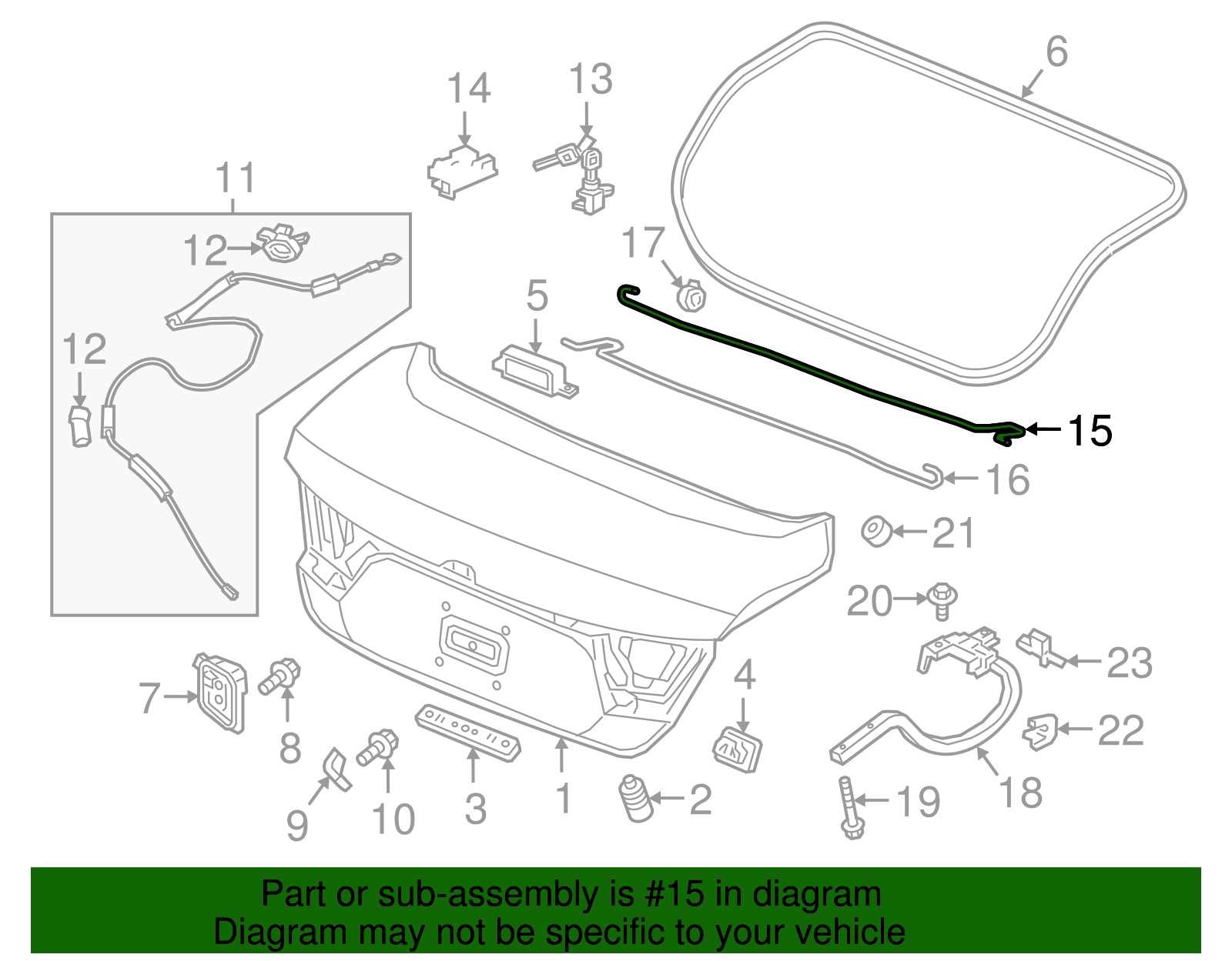 Honda 74872-TA0-G00 - Molla apribottiglie originale