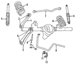 52088164 - Suspension: Shock Absorber for Mopar Image