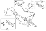 1263506910 - : Axle Shaft for Mercedes-Benz Image