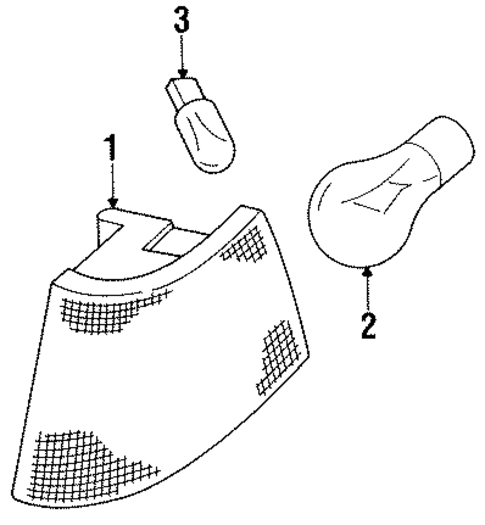 Park & Side Marker Lamps for 1990 Dodge Monaco #0