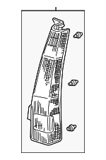 33551S9AA11 - : 2005-2006 Honda CR-V - Lamp Unit L Tail for Honda: CR-V Image