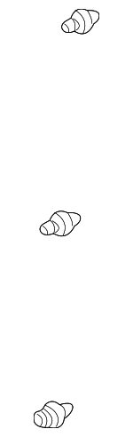 90665S47003 - Electrical: Tail Lamp Assembly Clip for Honda: Accord, CR-V, Element, Insight, Odyssey, Pilot Image