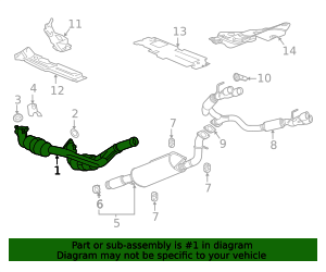 2021-2024 GM Converter & Pipe 85542367 | Capital Chevy Parts