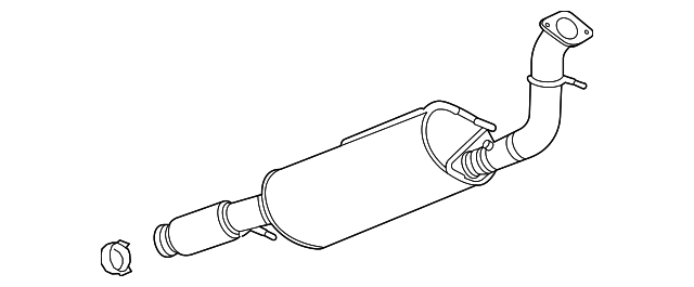 2021-2026 GM Center Muffler 85653996 | OEM Parts Online