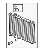 1901066VA01 - Belts &amp; Cooling: Radiator for Honda Image