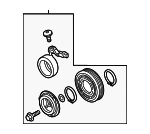 BDGF61L10 - HVAC: Clutch Assembly for Mazda Image