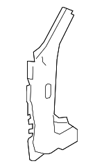 9E5Z5402527A - Body: Hinge Pillar Reinforced for Ford: Fusion | Lincoln: MKZ | Mercury: Milan Image