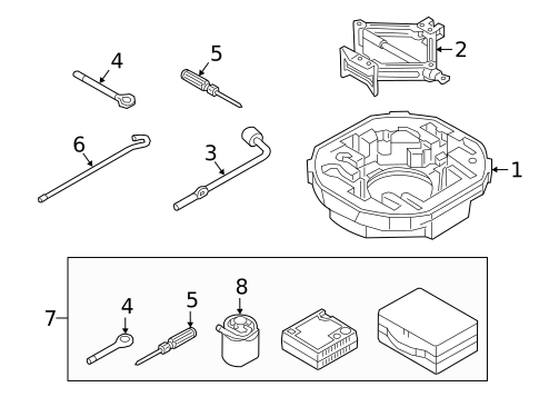 Jack & Components for 2021 Genesis G70 #0