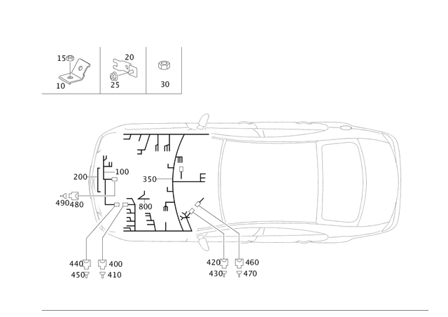 2115464843 - Electrical Equipment and Instruments: Holder for Mercedes-Benz: CLS550 Image image