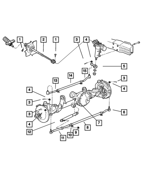 Steering Linkage for 2004 Jeep Grand Cherokee #0