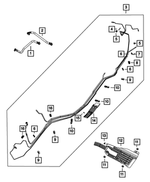 52124613AI - Fuel: Fuel Line Bundle for Jeep: Grand Cherokee Image