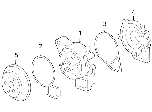 Water Pump & Related Components for 2006 Pontiac G6 #0
