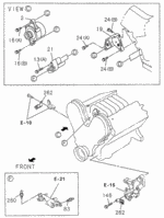 8971873040 - Engine: GENERATOR ASSY. for Acura Image