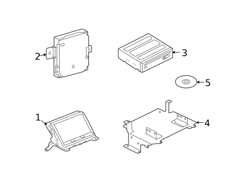 Navigation System Components for 2007 Land Rover Range Rover Sport #0
