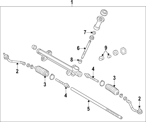 Steering Gear & Linkage for 2013 Hyundai Sonata #1