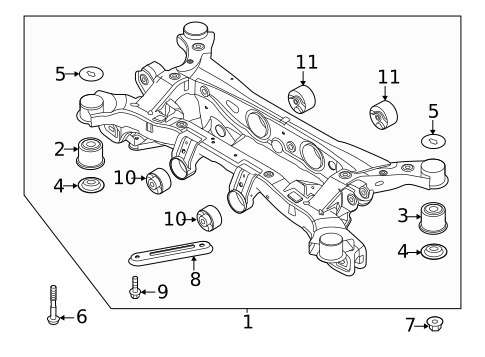 Suspension Mounting for 2025 Kia Telluride #1