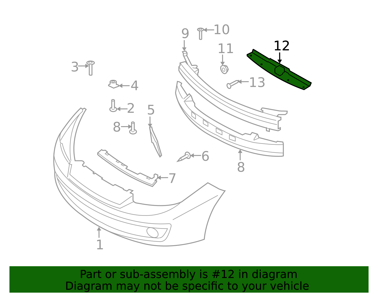 86583-2C700 - High-Quality Radiator Support Access Cover for 2007-2008 ...