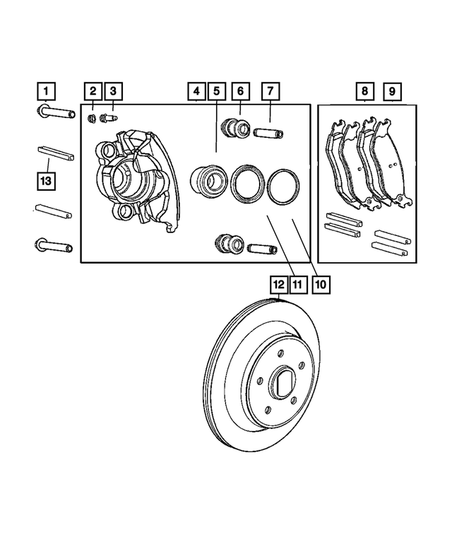 5093511AC - : Brake Pads for Mopar Image