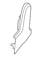 5RU56PL5AB - Body: Track Cover for Chrysler: Pacifica, Voyager Image