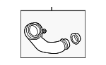 13717602651 - Cooling System: Air Inlet Tube for BMW Image