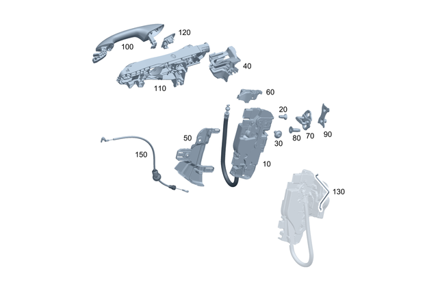 9908935 - Front Door: Csk. Pan Head Screw for Mercedes-Benz Image image