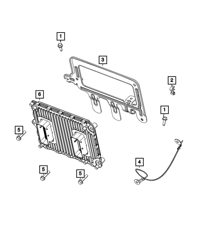 68623797AA - Electrical: Engine Controller Module for Mopar Image