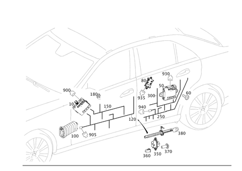 Door Wiring Harness and Door Control Unit for 2016 Mercedes-Benz E250 #0