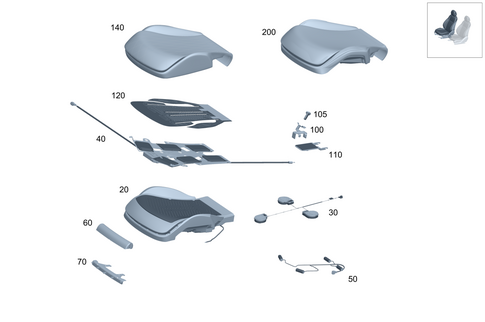 Right Seat for 2024 Mercedes-Benz Maybach EQS 680 SUV #0