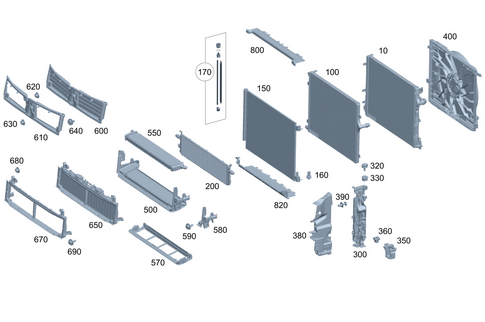 Cooler, Mount and Cover for 2025 Mercedes-Benz AMG GT 63 Pro #0