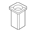 51717154520 - Body: Rear Trim Nut for BMW: 128i, 135i, 228 xDrive Gran Coupe, 228i Gran Coupe, 228i xDrive Gran Coupe, 325i, 325xi, 328i, 328i xDrive, 328xi, 330e, 330e xDrive, 330i, 330i xDrive, 330xi, 335i, 335i xDrive, 335xi, 430i, 430i xDrive, 530e, 530e xDrive, 530i, 530i xDrive, 540d xDrive, 540i, 540i xDrive, 550e xDrive, 840i Gran Coupe, 840i xDrive Gran Coupe, M235i xDrive Gran Coupe, M3, M340i, M340i xDrive, M4, M440i, M440i xDrive, M5, M550i xDrive, M8 Gran Coupe, M850i xDrive Gran Coupe, X1, X5, X6 Image