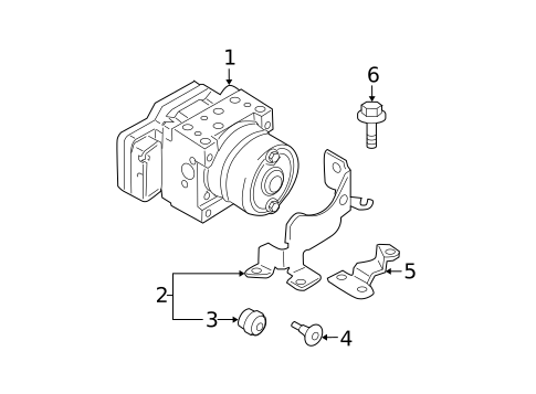 Anti-Lock Brakes for 2006 Kia Spectra5 #2