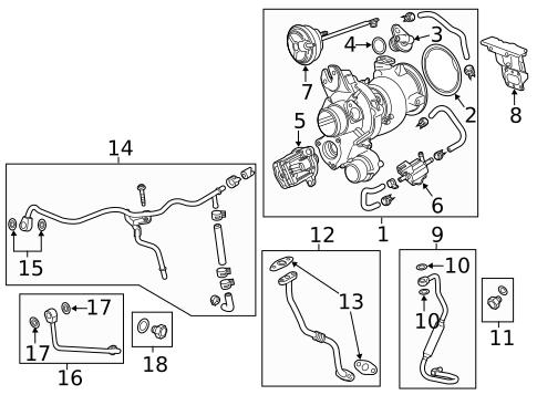Turbocharger & Components for 2021 Chevrolet Malibu #0