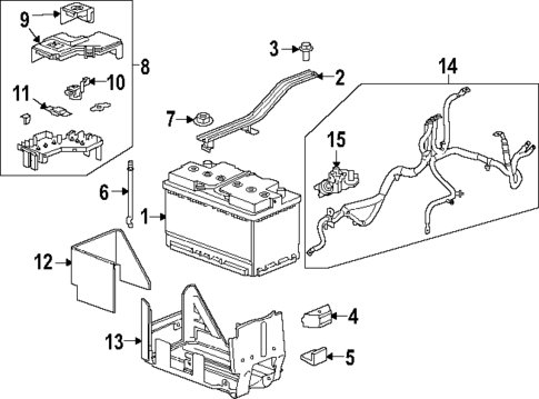 Battery for 2025 Chevrolet Traverse #0