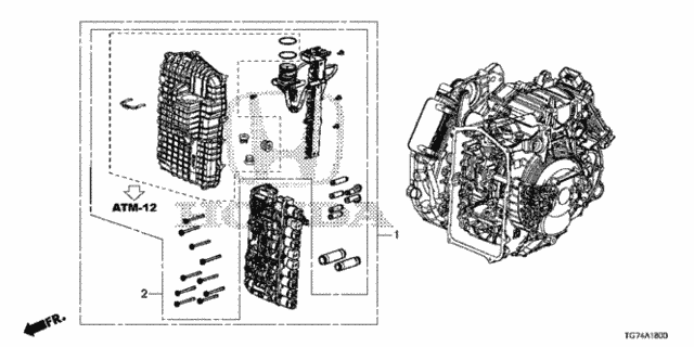 AT Hydraulic Control Unit (9AT) for 2021 Honda Pilot #0