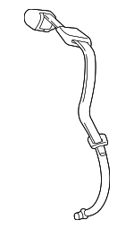 2W4Z54600A38AAA - Electrical: Center Seat Belt for Lincoln: LS Image