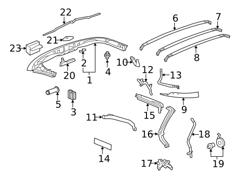 Frame & Components for 2013 Chevrolet Corvette #1