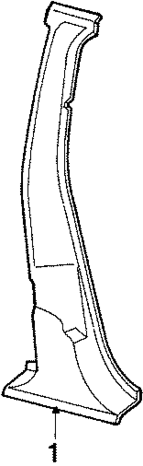 Center Pillar for 1987 Ford Tempo #0