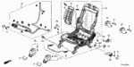 81198TE0A41 - Interior/Bumper: SPRING, FR. SEAT-BACK LUMBAR for Honda Image