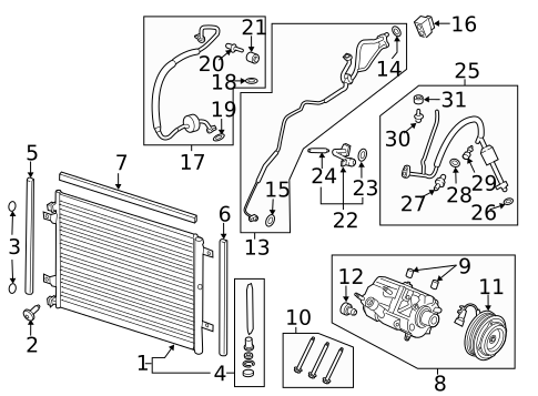 A/C Flow Restrictors for 2018 Ford F-250 Super Duty #0