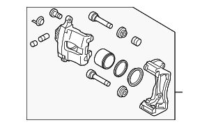 58190E6A10 - : Disc Brake Caliper for Hyundai Image