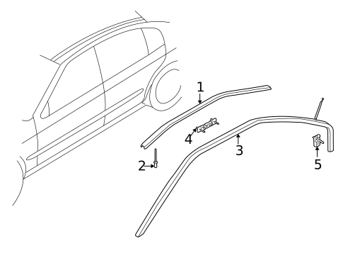 Exterior Trim - Roof for 2002 INFINITI Q45 #0