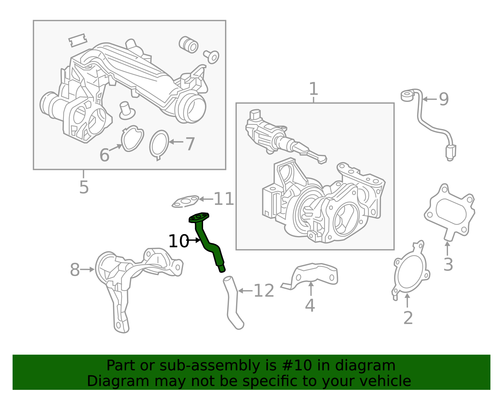15540-59B-000 - Turbocharger Oil Line 2016-2022 Honda | Honda Parts Online