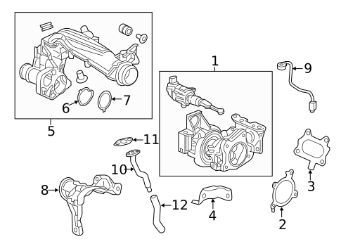 Turbocharger & Components for 2020 Honda CR-V #0