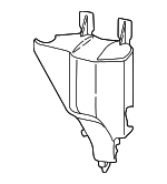 55077354AA - Body: Washer Reservoir for Dodge: Ram 1500, Ram 2500, Ram 3500 Image