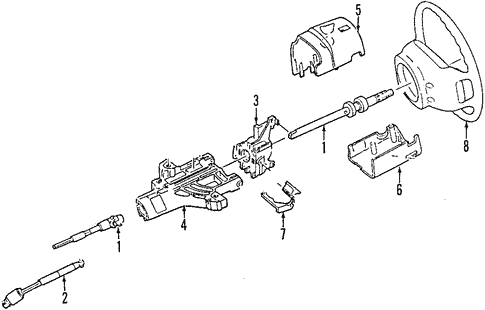 Ford Ranger Racing Steering Column Steering Column for 2007 Ford Ranger | Ford Parts Online Depot