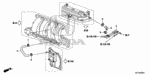 17135RTW000 - Engine: PIPE, BREATHER for Honda Image
