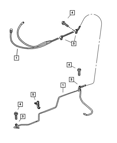 Fuel Lines for 2005 Dodge Dakota #0