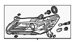 33101TX6A11 - : Composite Headlamp for Acura Image
