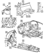 4860222 - Body Sheet Metal Except Doors: Plug for Mopar Image